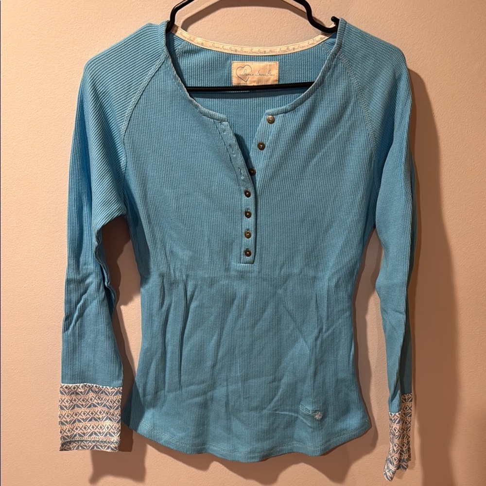 Women's DSG Blue Long Sleeve Top